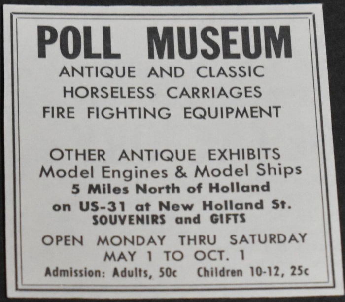 Poll Museum - Old Ad